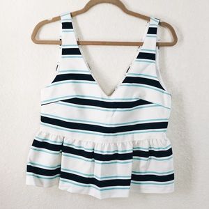 Zara - Peplum Crop Top